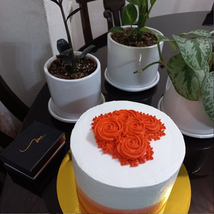 عکس کیک سالگرد عقدمون