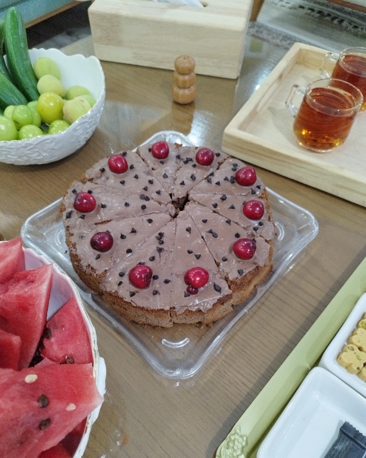 عکس کیک شکلاتی