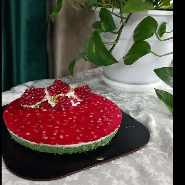 عکس چیز کیک یلدایی