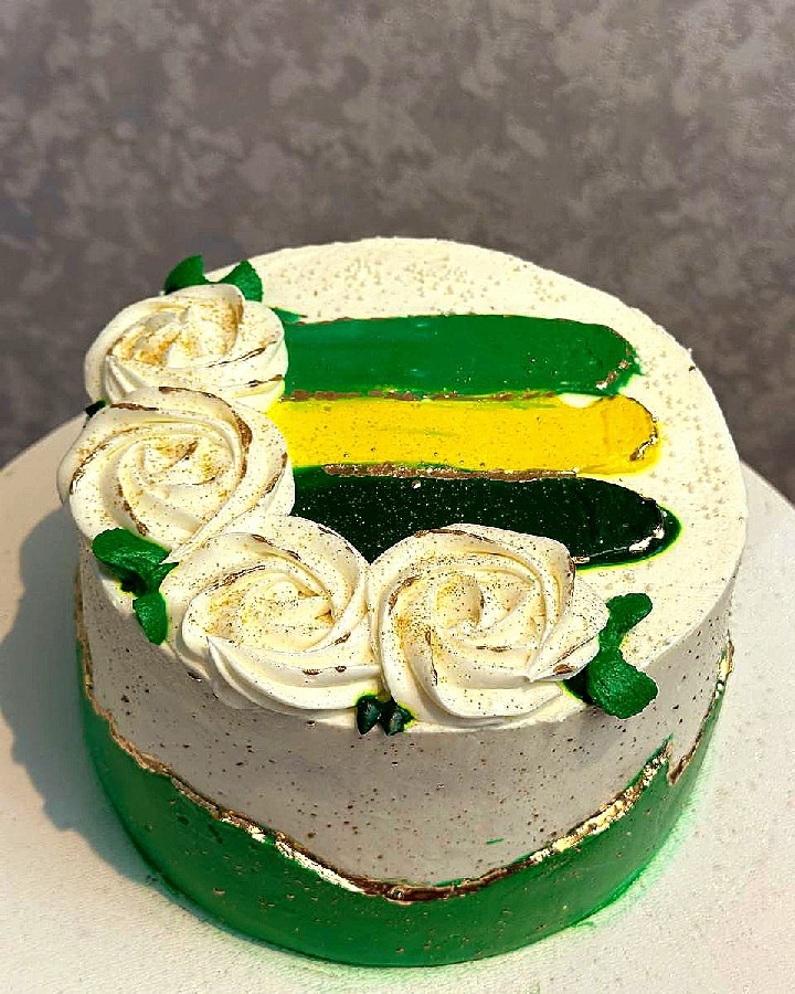 عکس کیک خامه ای