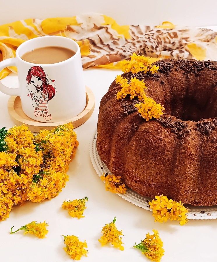 عکس کیک نسکافه