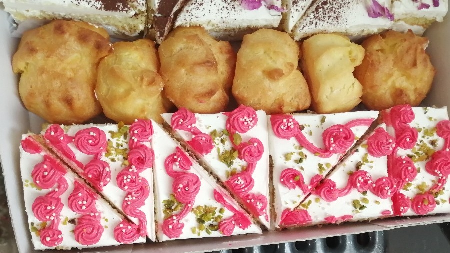 عکس شیرینی خامه ای