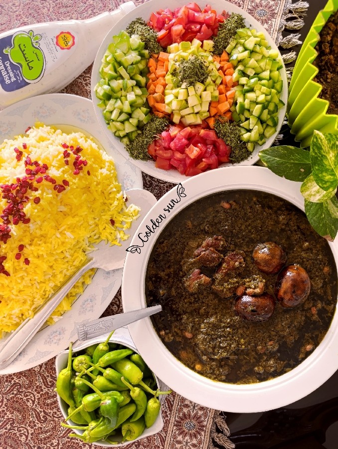 عکس خورش قورمه سبزی(نکات آن)