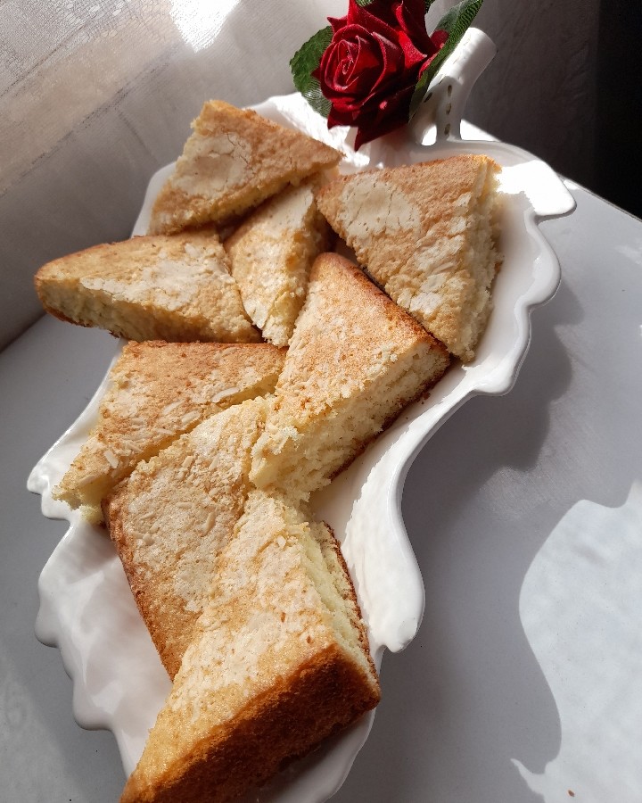 عکس کیک نارگیلی
