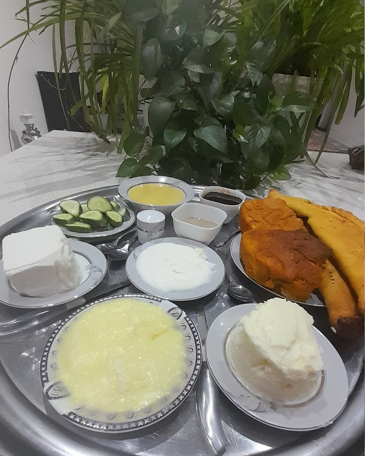 عکس ❤سينی صبحانه محلی❤