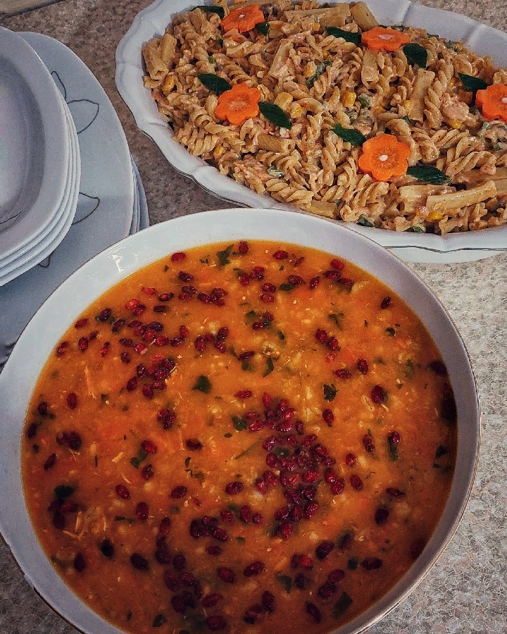 عکس سوپ جو پرک