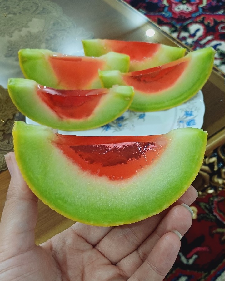عکس ژله در طالبی