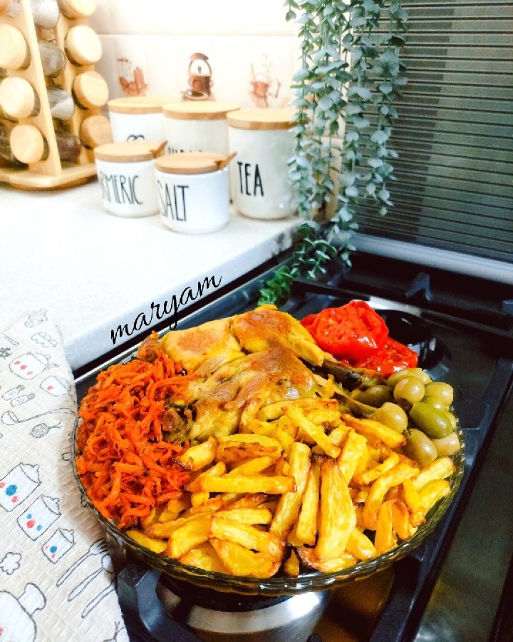 عکس جوجه با مخلفات