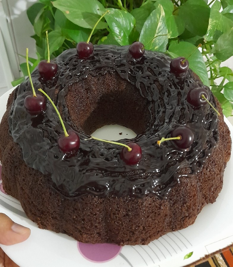 عکس کیک شکلاتی بی بی