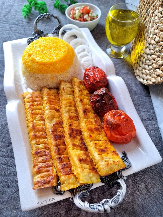 عکس کباب تابه ای مرغ
