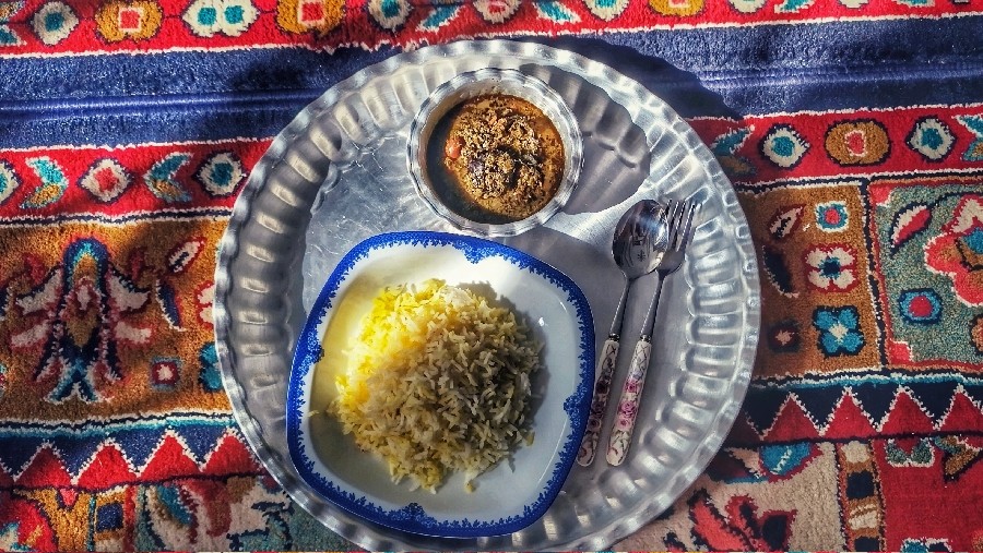 عکس به وقت قرمه سبزی