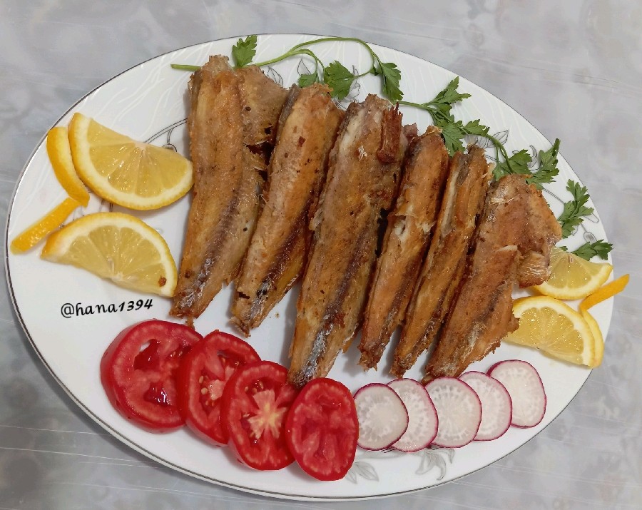 عکس ماهی سرخ شده