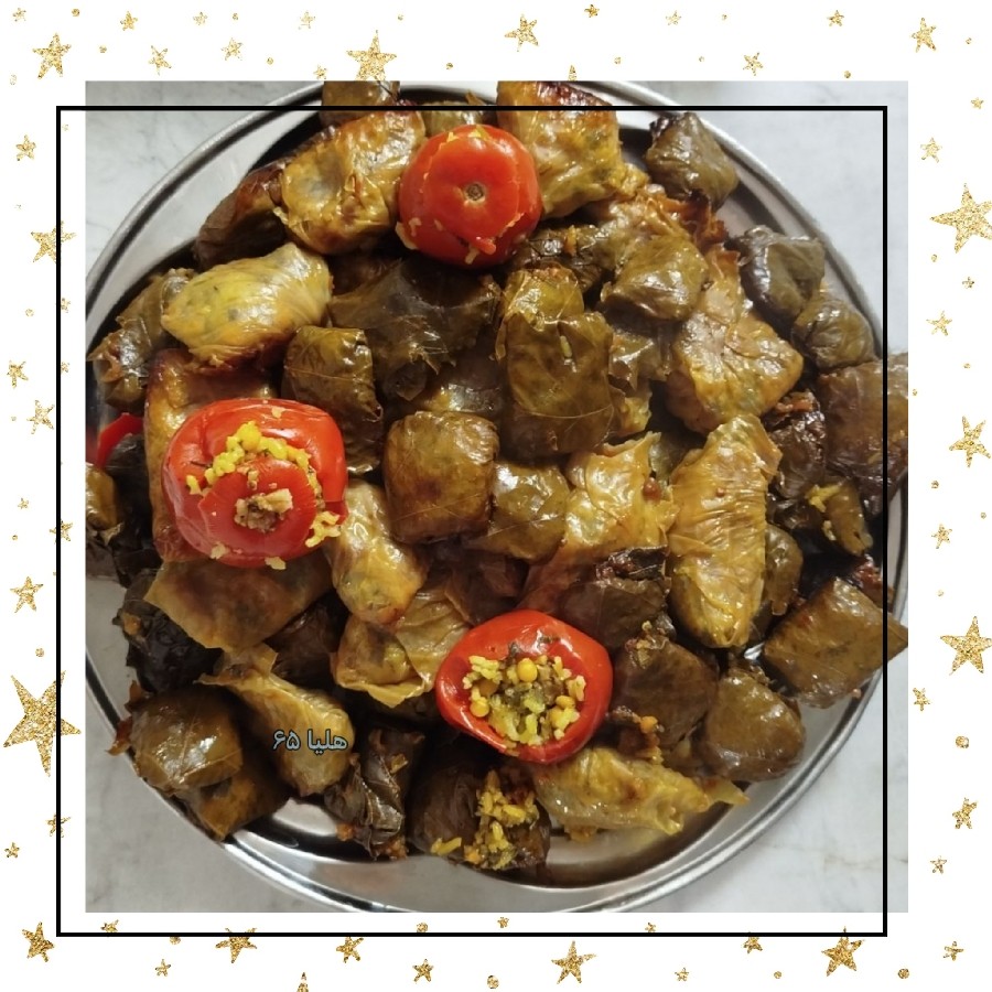 عکس دلمه برگ و کلم