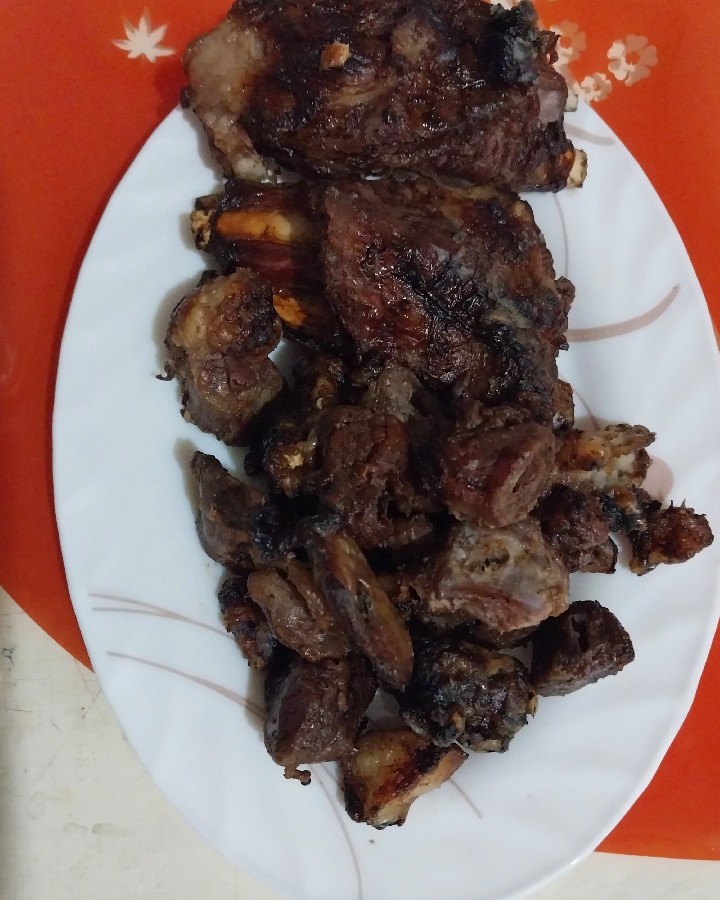 عکس دنده کباب و جیگر بره