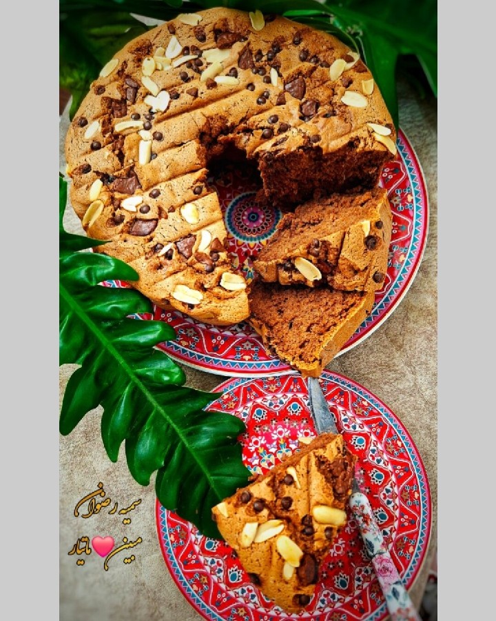 عکس کیک چایی
دستور دست نویسم