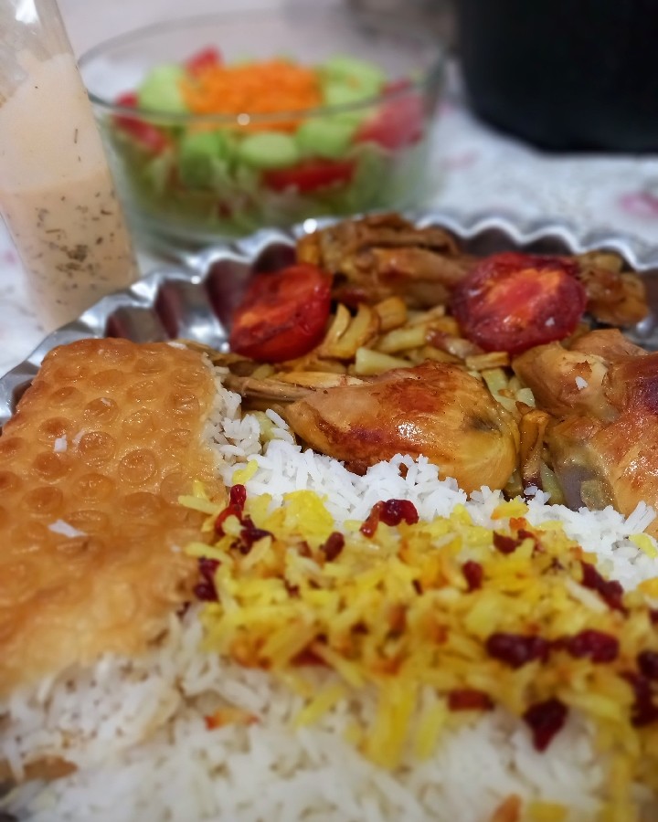 عکس زرشک پلو با مرغ 
