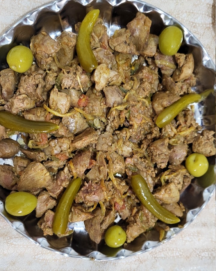 عکس خوراک جگر مرغ