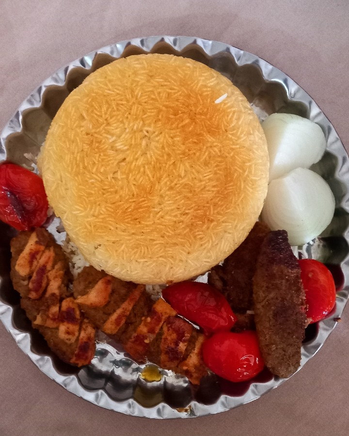 عکس کباب تابه ای نگینی