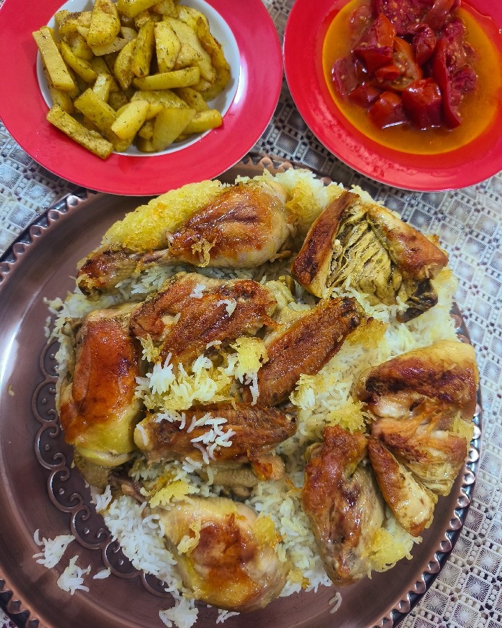 عکس ته انداز مرغ زعفرانی 