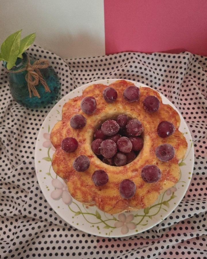 عکس کیک آلبالو 