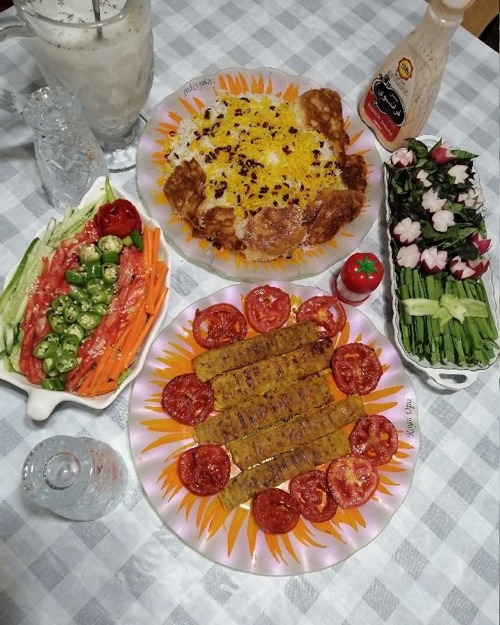 عکس کباب تابه مرغ
