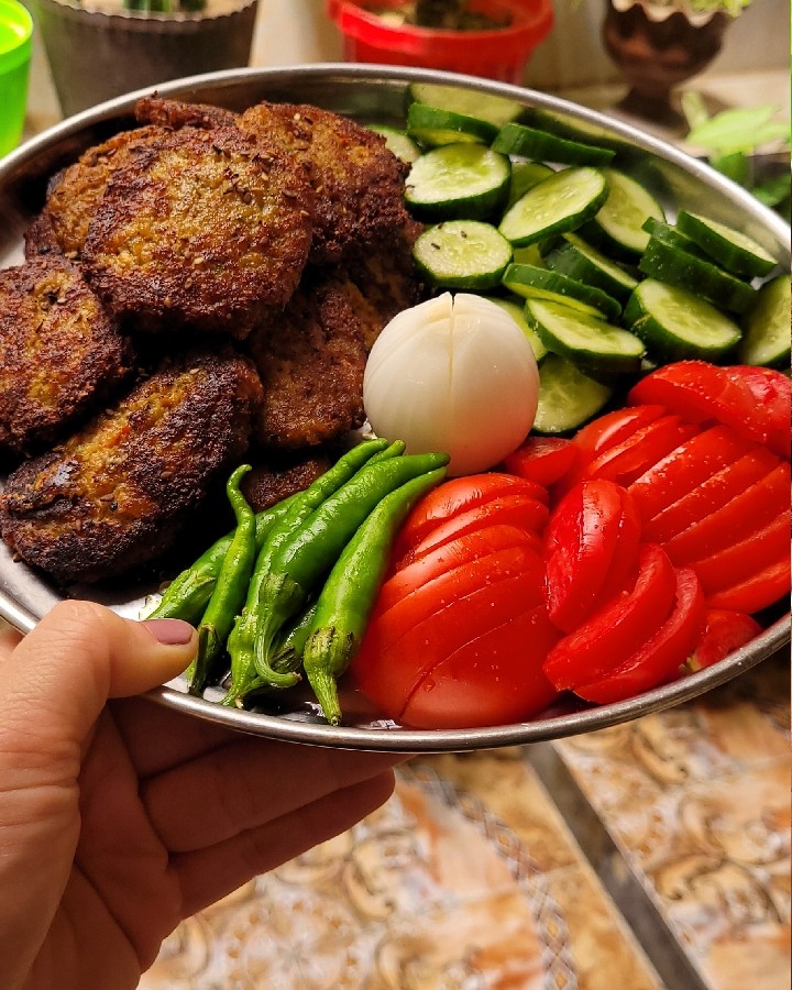 عکس کباب شامی