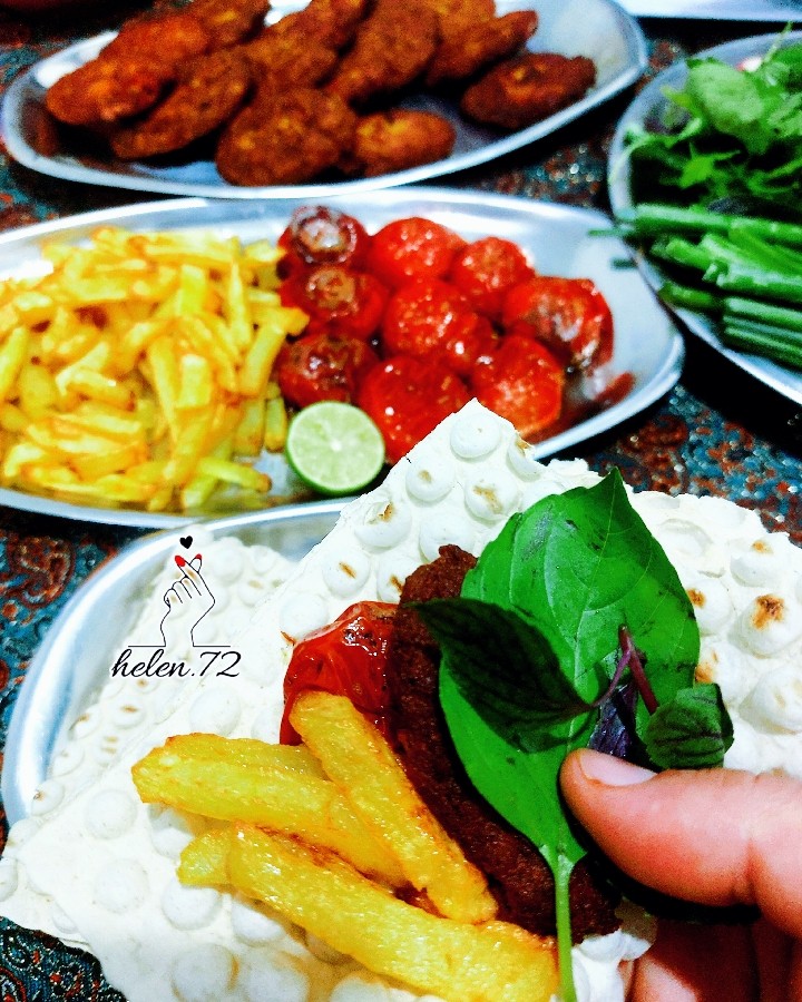 عکس کتلت گوشت