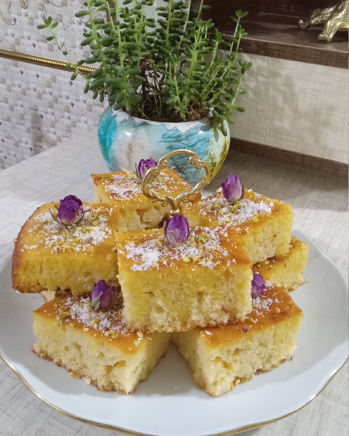 عکس کیک شربتی