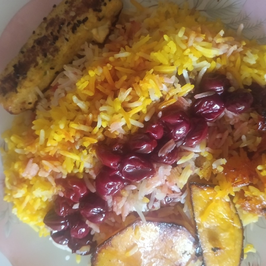عکس آلبالو پلو
