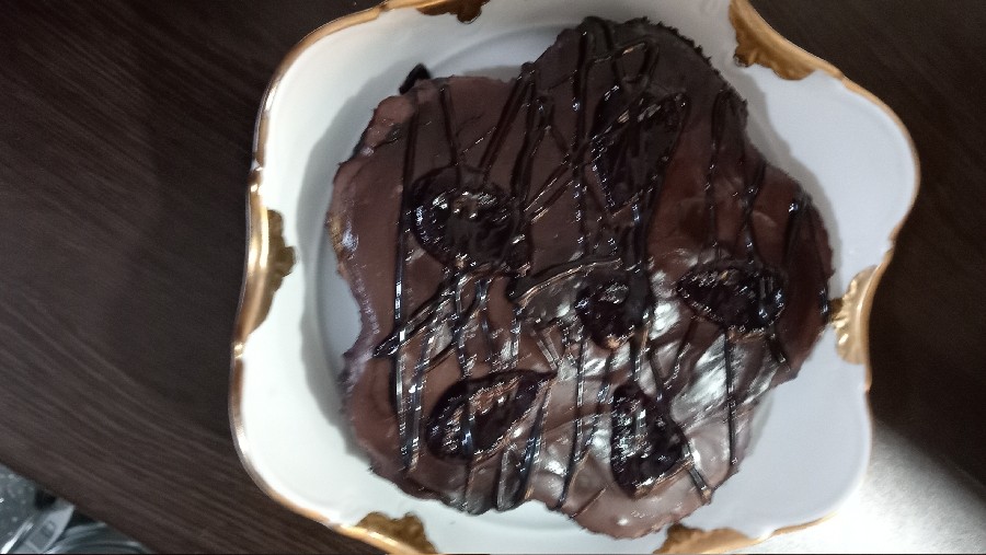 عکس چیز کیک شکلاتی