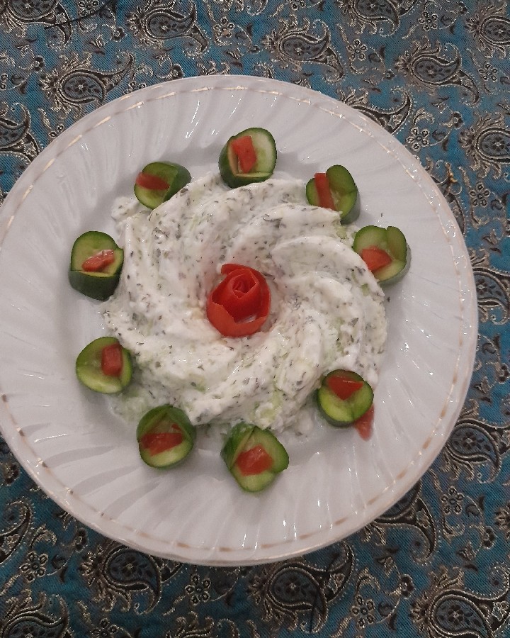 عکس ماست و خیار قالبی