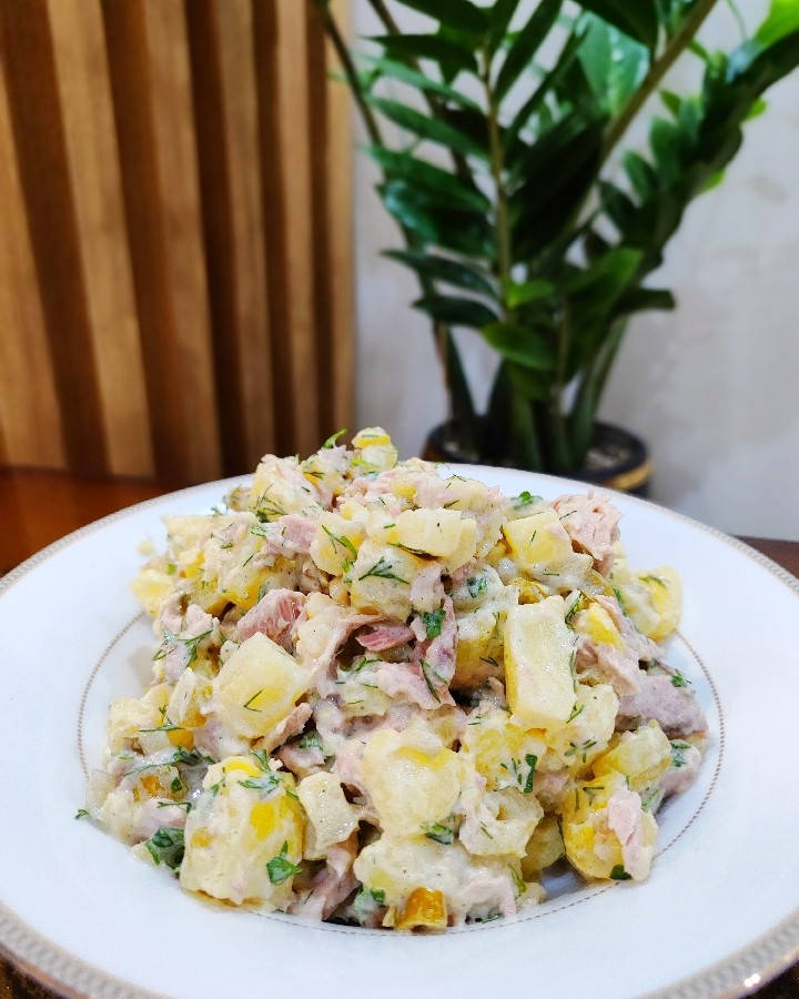 سالاد تن ماهی 