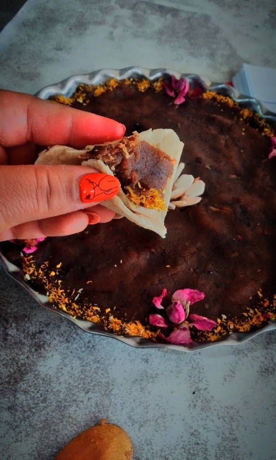 عکس حلوای خرما