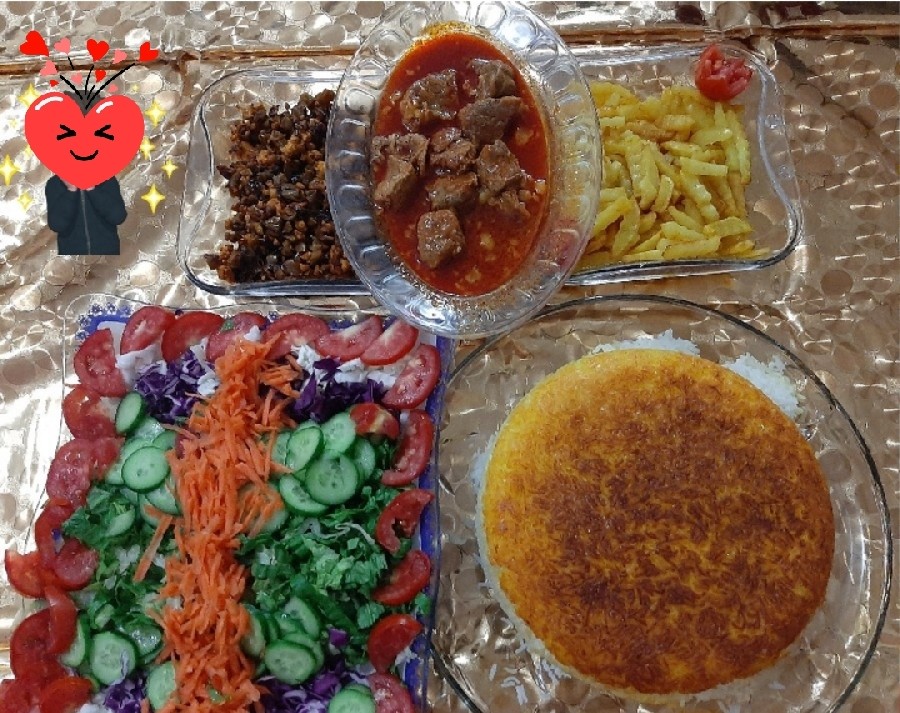 عکس چلو گوشت 
