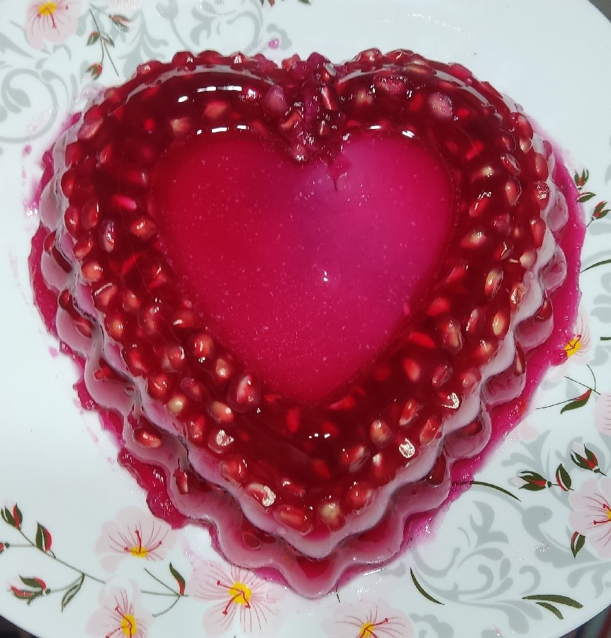 عکس ژله بستنی انار
