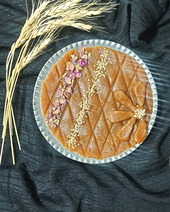عکس حلوای زعفرانی 