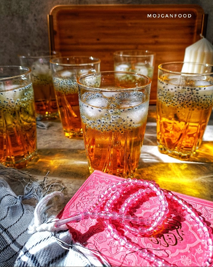 عکس شربت زعفران مجلسی