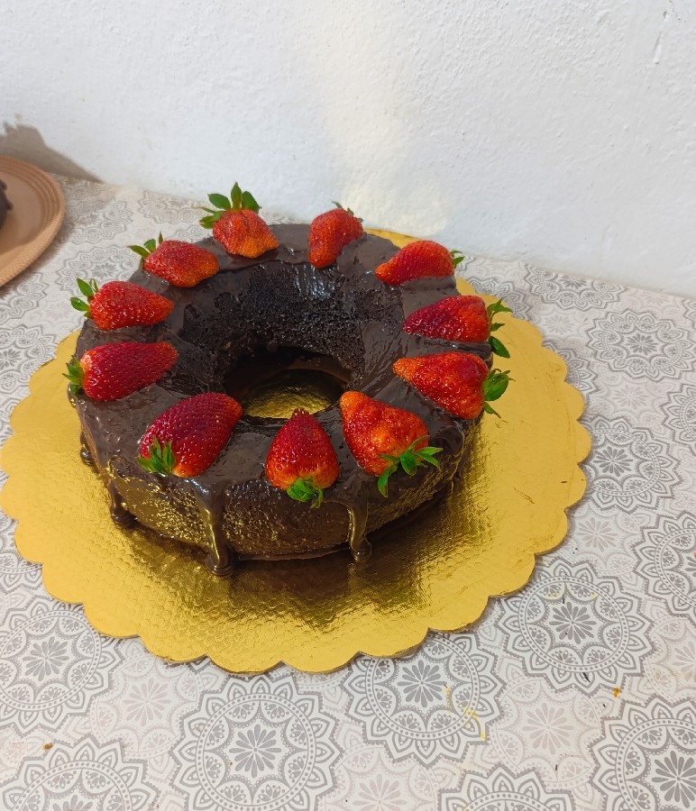 عکس کیک خیس شکلاتی 