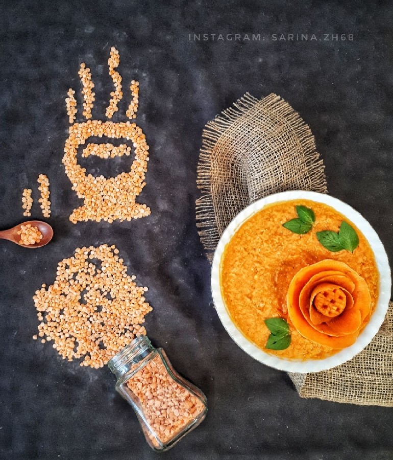 عکس سوپ دال عدس