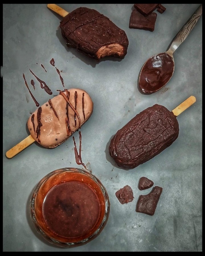 عکس بستنی شکلاتی 
