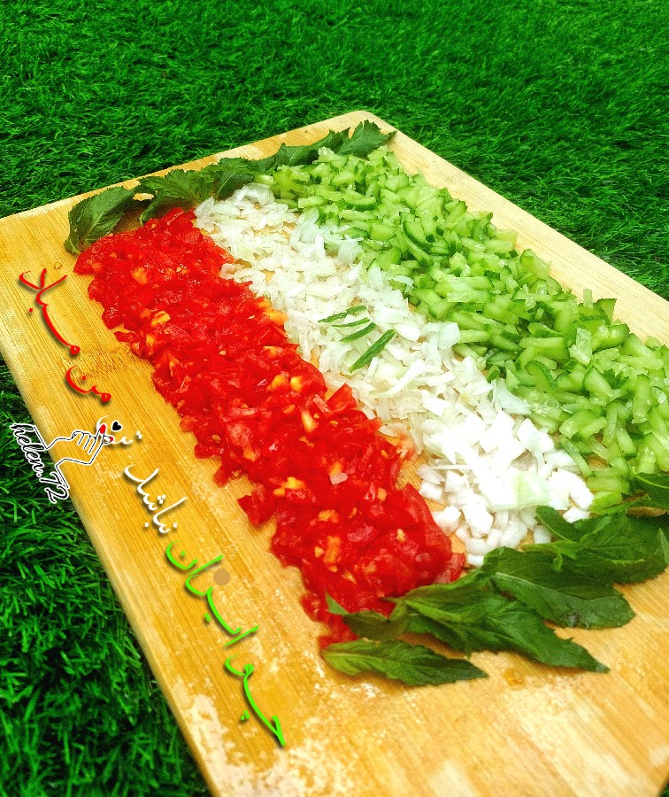 عکس سالاد شیرازی