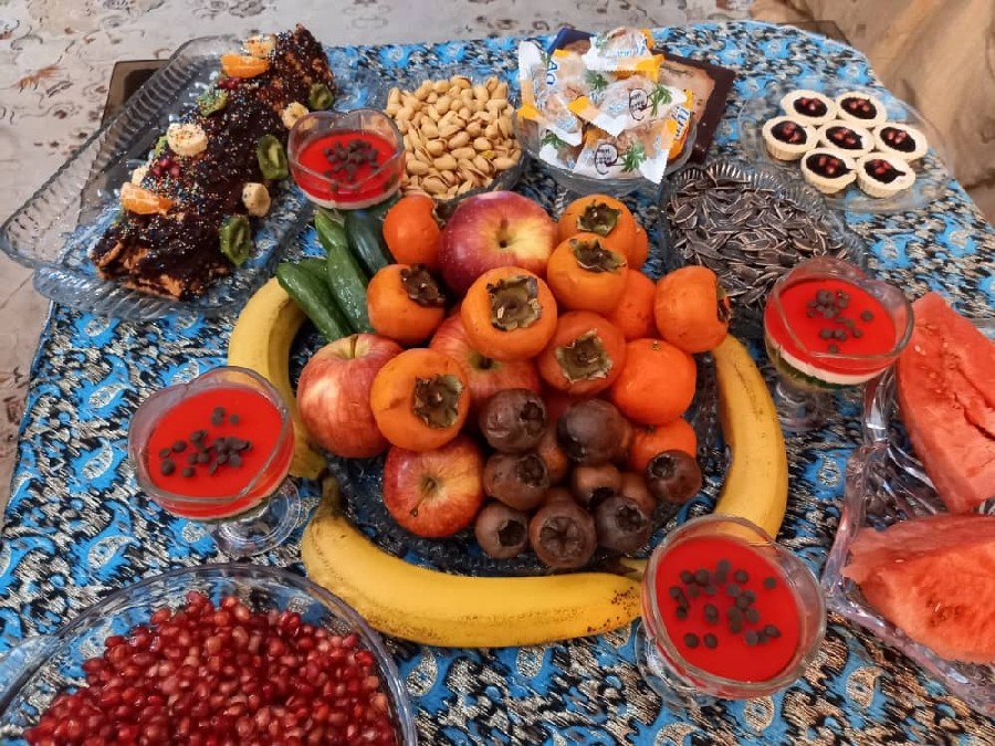 عکس   میز عصرانه پاییزی 