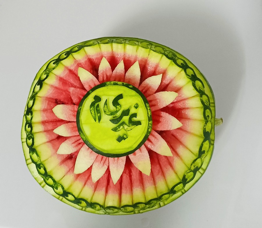 عکس حکاکی هندونه مختص عید غدیر 