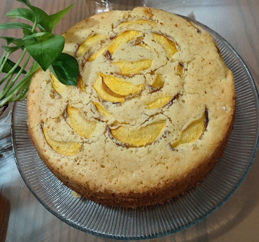 عکس کیک هلو