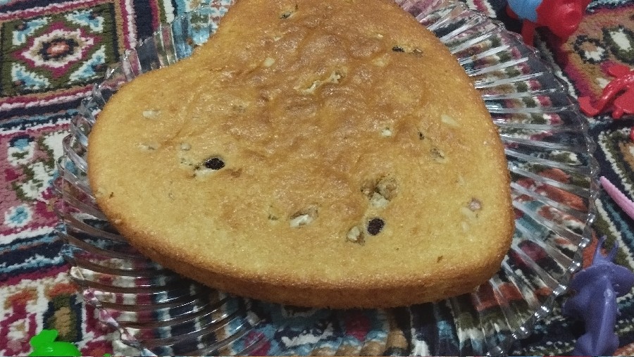 عکس کیک موز وگردو