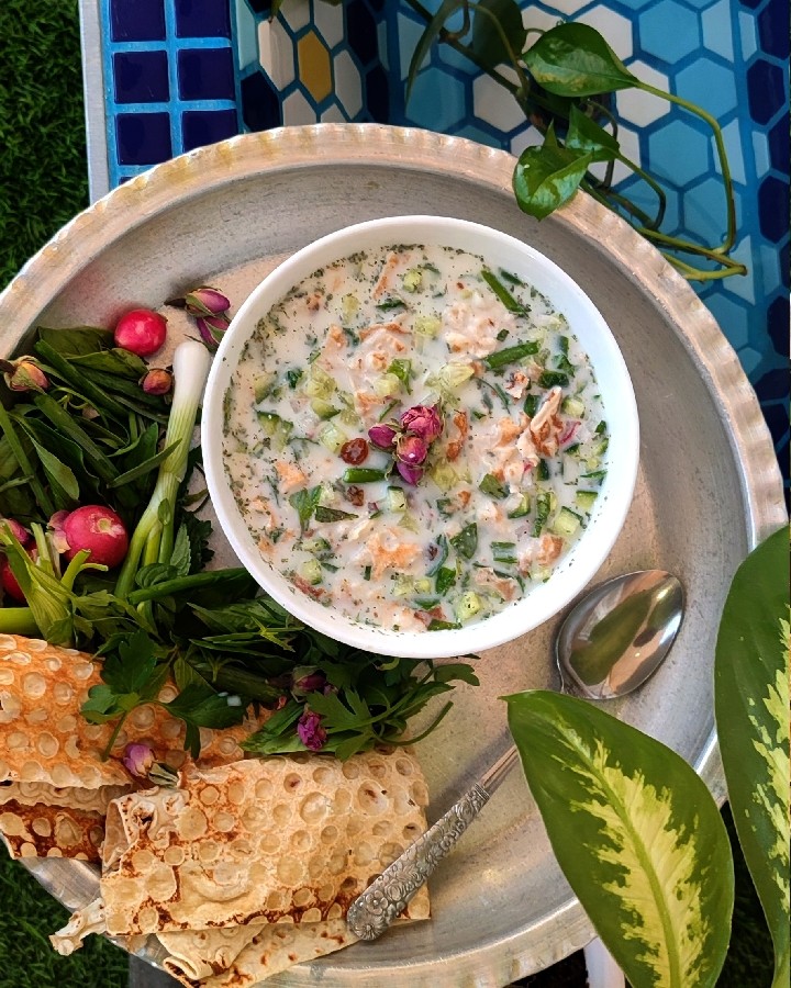 عکس آب‌دوغ خیار