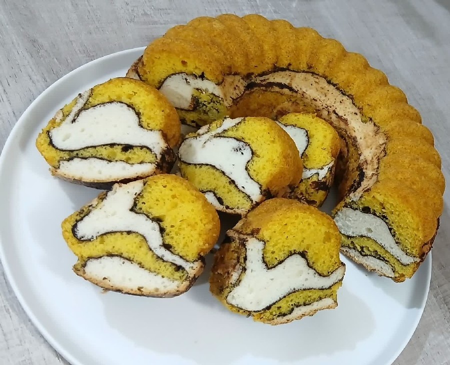 کیک زرافه ای 