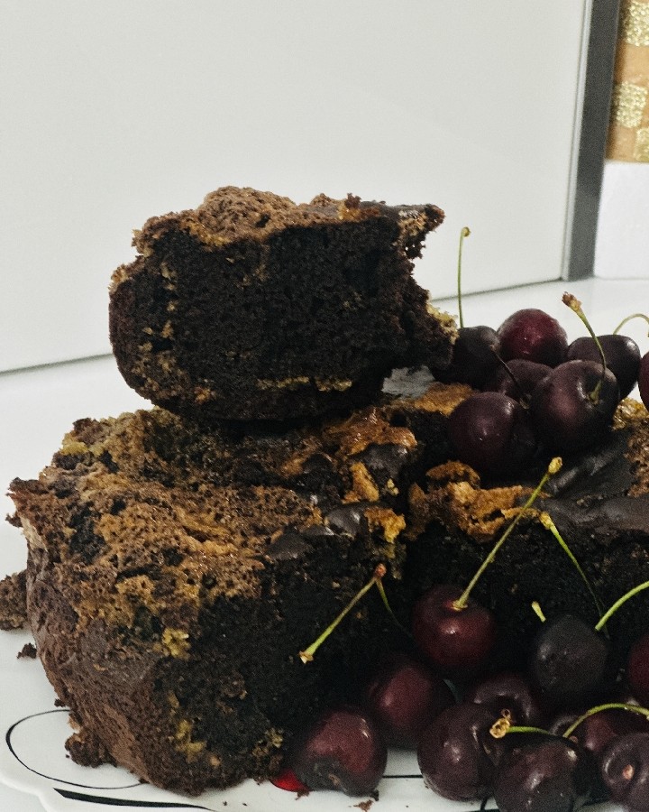 عکس کیک کوکی برونی