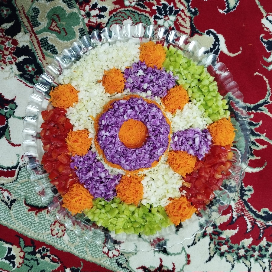 عکس ایده تزئین سالاد