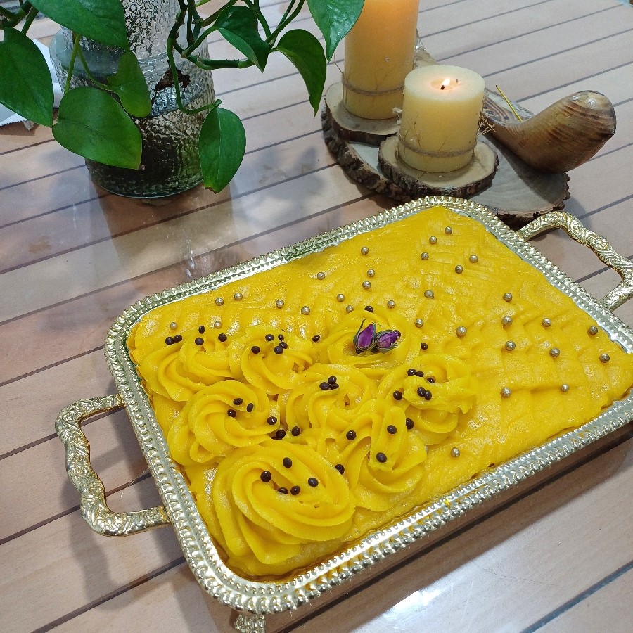 عکس حلوا سه آرد